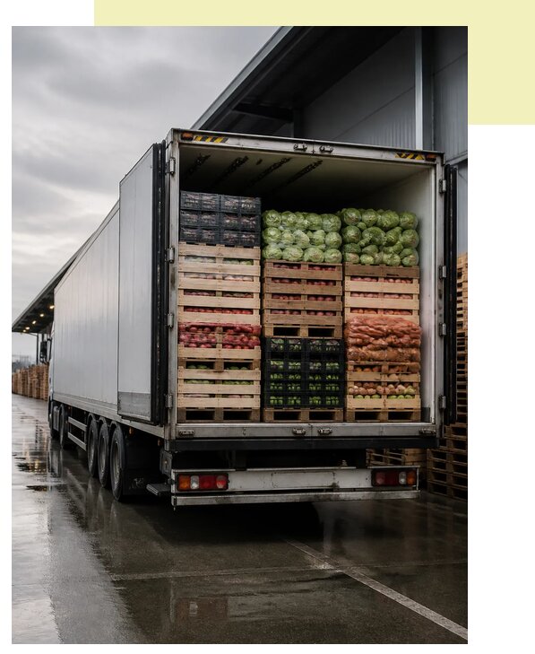 Перевозка плодоовощной продукции в Верхнюю Пышму по цене от 5130 р. | Агросервис-Врх