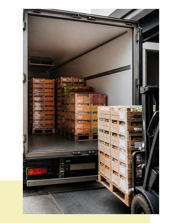 Перевозка сельхозпродукции на паллетах с доставкой в Верхнюю Пышму